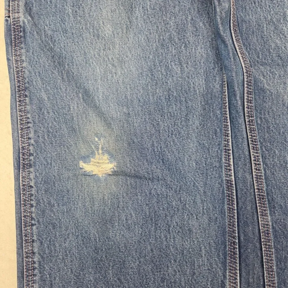 Carhartt FR Flame Resistant Carpenter Jeans 34x28 Distressed Workwear